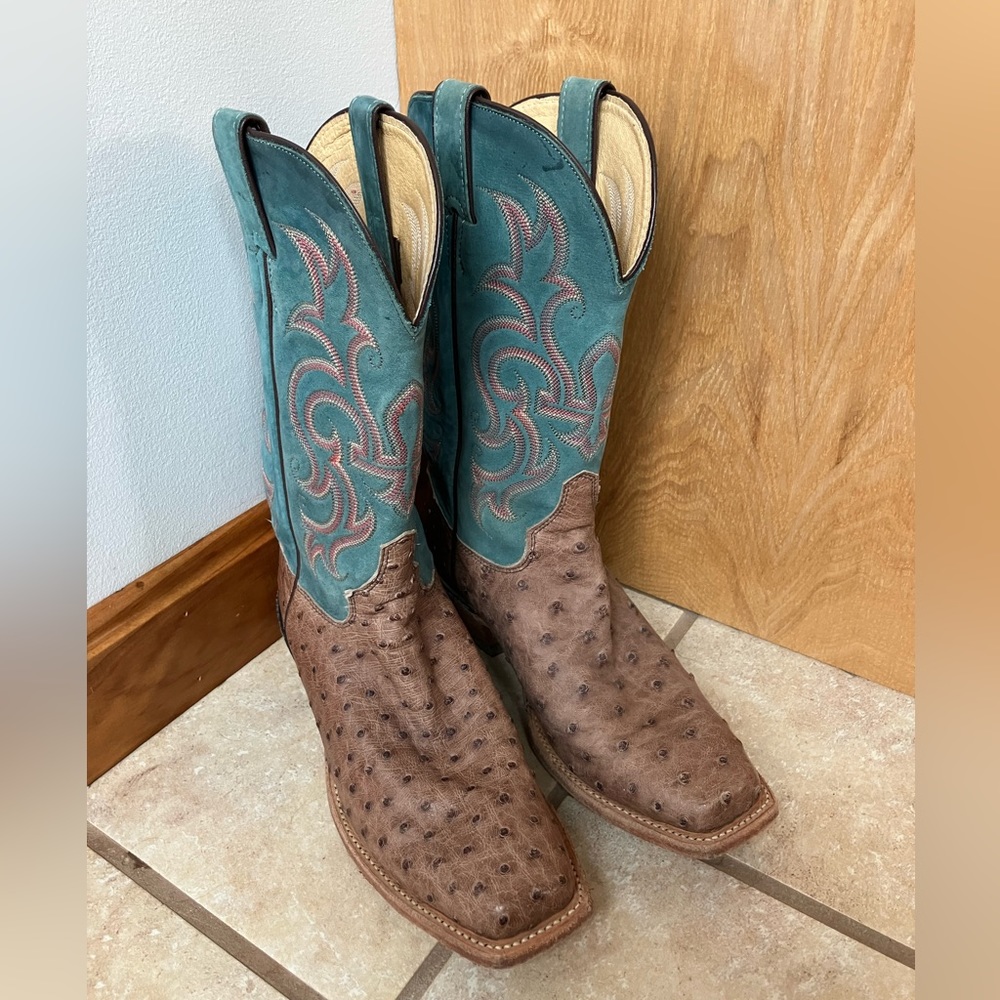 Ladies Justin Ostrich Boots